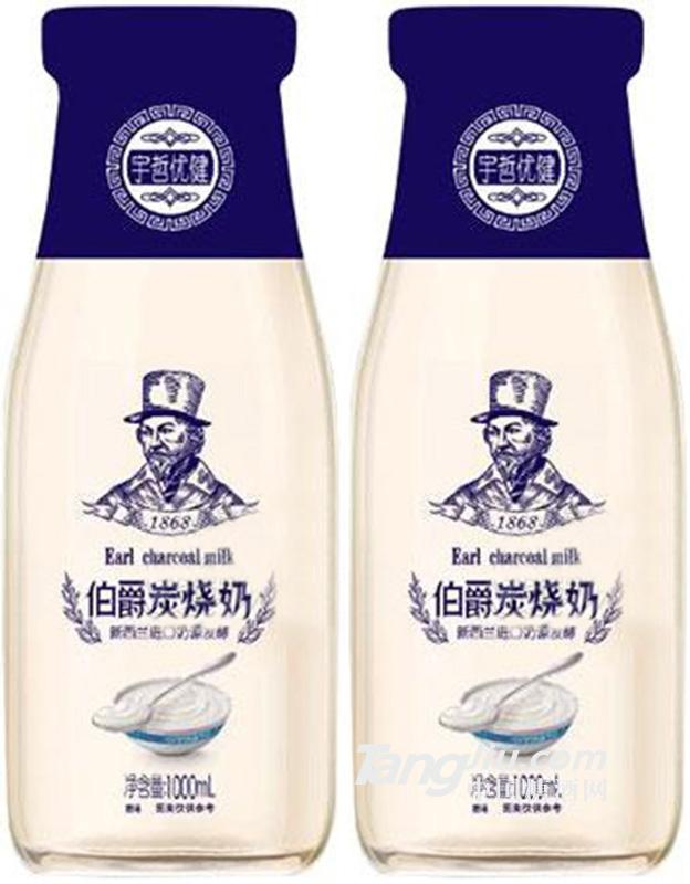 宇哲優健伯爵炭燒奶 乳飲料1000ml