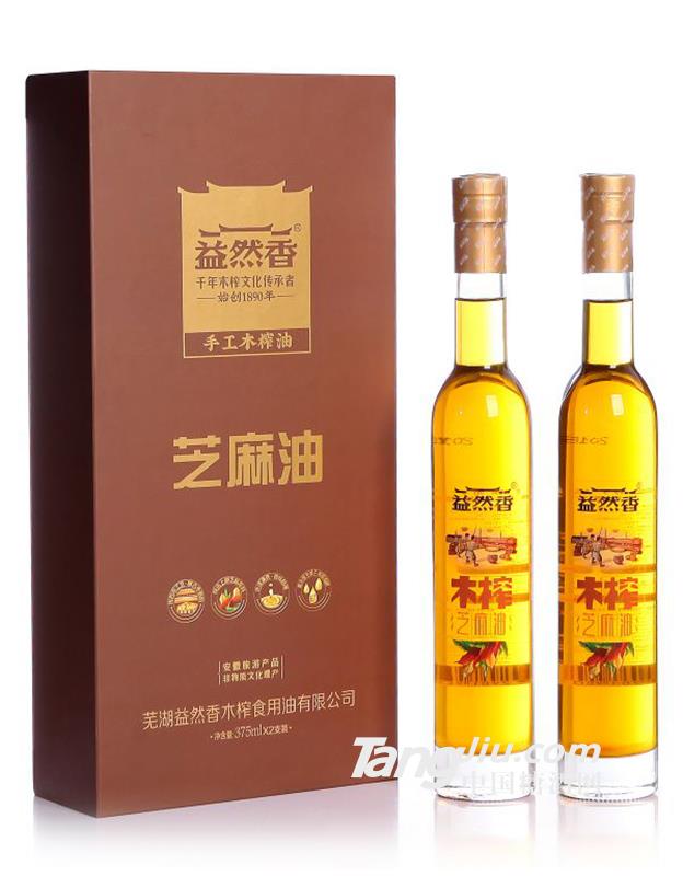 益然香芝麻油375ml