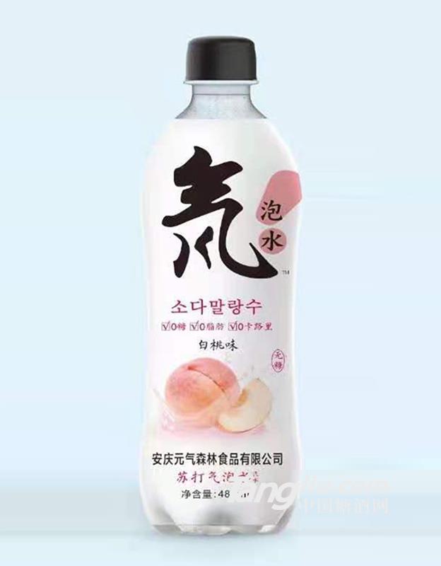 蘇打氣泡水-白桃味480ml