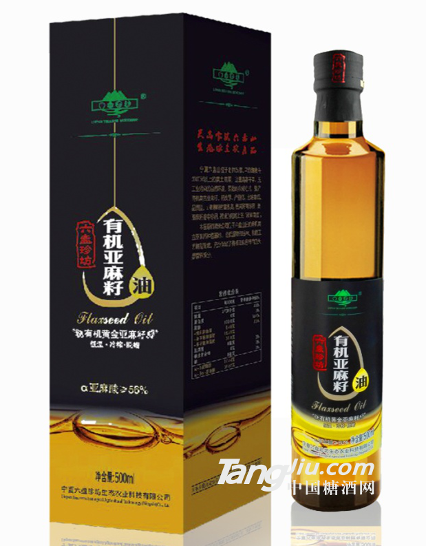 六盤珍坊有機(jī)黃金亞麻籽油500ml