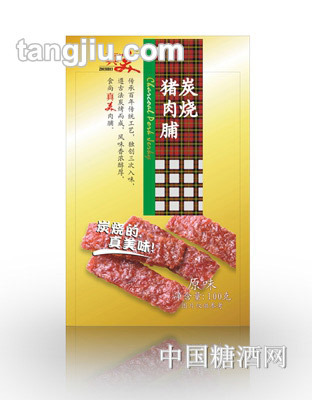 真美炭燒豬肉脯原味100g