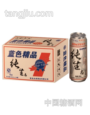 藍色精品純生500mlx24罐