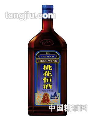 十年陳桃花恒酒（藍冠）500ml