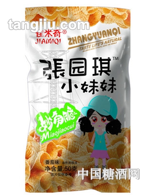 佳米奇張園琪小妹妹系列妙角脆番茄味50g