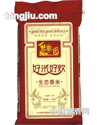 聚豐園牌好米好炊生態(tài)香米15KG