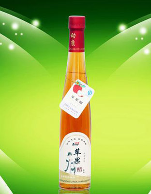 375ml玻璃瓶無(wú)肩低糖直飲蘋(píng)果醋