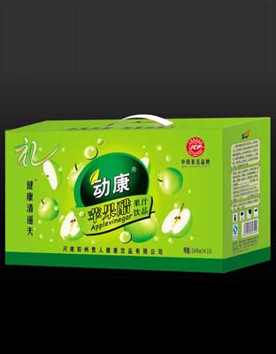 動(dòng)康蘋果醋果汁飲品268ml